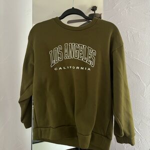 Green pull over